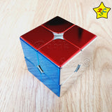 2x2 Metalizado Normal Cubo Rubik Shengshou Metalico Speed