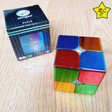 2x2 Metalizado Normal Cubo Rubik Shengshou Metalico Speed