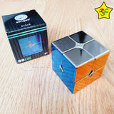 2x2 Metalizado Normal Cubo Rubik Shengshou Metalico Speed