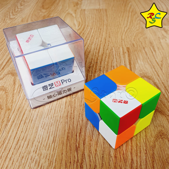 Qiyi 2x2 M Pro Ballcore Cubo Rubik Magnetico Profesional