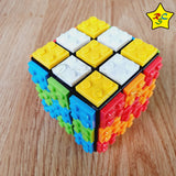 Cubo Rubik Fichas 3x3 Fanxin Original Encajar Piezas Armar