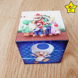 3x3 Mario Bross Cubo Rubik Figuras Animado Princesa Impreso