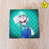 3x3 Mario Bross Cubo Rubik Figuras Animado Princesa Impreso