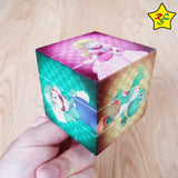 3x3 Mario Bross Cubo Rubik Figuras Animado Princesa Impreso