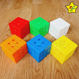 Cubo Rubik Unicolor 3x3 Stickerless Speedcube Un Solo Color