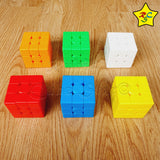 Cubo Rubik Unicolor 3x3 Stickerless Speedcube Un Solo Color