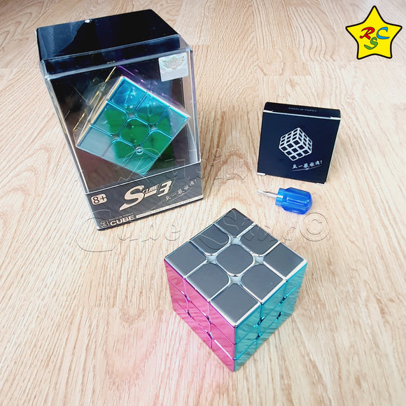 3x3 Metalizado Macaron M Cubo Rubik Candy Color Cyclone Boys