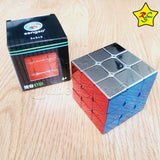 3x3 Metalizado Cubo Rubik Shengshou Metalico Speed + Base