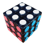 Cubo Rubik 3x3 Fanxin Semáforo Negro Circulos Tiled Speed