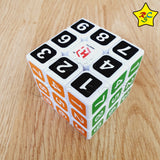 Cubo Rubik 3x3 Sudoku Numeros Blanco Pintado Economico