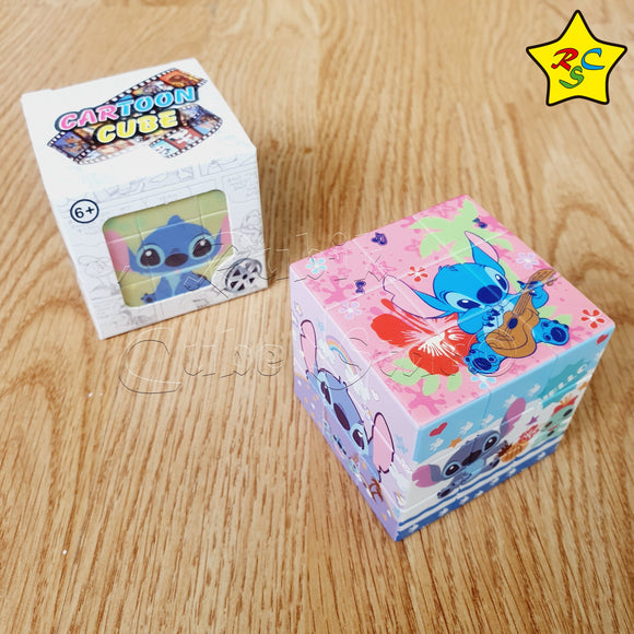 Cubo Rubik 3x3 Lilo Y Stitch Figuras Impreso Animado