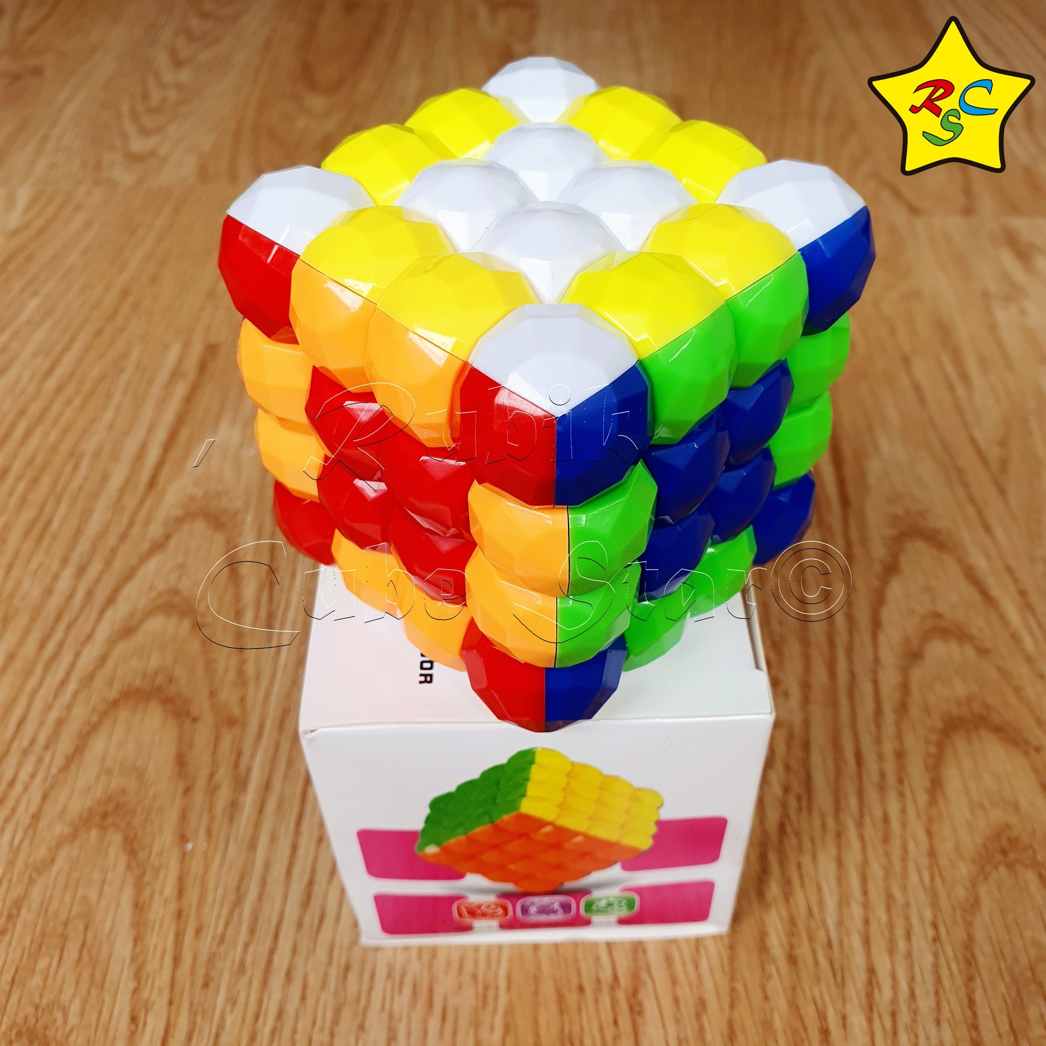 4x4 Cubo De Rubik Cubo Rubik 4x4 Esferas Pixelado Stickerless Magic Cube Pepas – Rubik Cube  Star