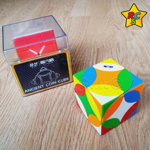 Ancient Coin Cube Qiyi Cubo Moneda Stickerless Speed