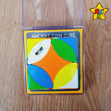 Ancient Coin Cube Qiyi Cubo Moneda Stickerless Speed