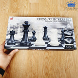 Ajedrez Magnetico Grande 2 En 1 Damas Chinas Juego Mesa