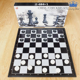 Ajedrez Magnetico Grande 2 En 1 Damas Chinas Juego Mesa