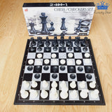 Ajedrez Magnetico Grande 2 En 1 Damas Chinas Juego Mesa