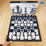 Ajedrez Magnetico Grande 2 En 1 Damas Chinas Juego Mesa