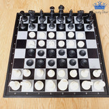Ajedrez Magnetico Grande 2 En 1 Damas Chinas Juego Mesa