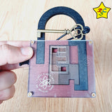 Rompecabezas Albert Einstein Lock Puzzle Candado Llave