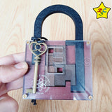 Rompecabezas Albert Einstein Lock Puzzle Candado Llave