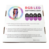 Aro Luz Led Rgb Multicolor Fotografias Videos Profesional