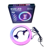 Aro Luz Led Rgb Multicolor Fotografias Videos Profesional