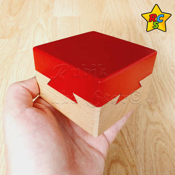 Impossible Box Puzzle Madera Rompecabeza Ingenio Magnetico
