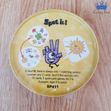 Cartas Spot It Dobble Juego Mesa Coincidencias Caja Metalica