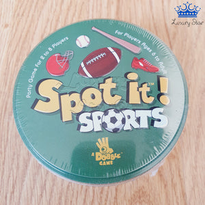 Cartas Spot It Dobble Juego Mesa Coincidencias Caja Metalica