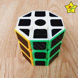Cubo Rubik Cilindro Spinner Cortado Hexagonal 3x3 Carbono