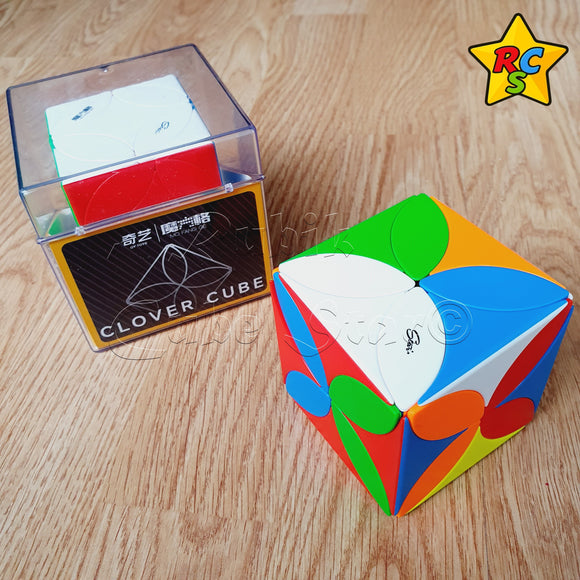 Clover Cube Qiyi Cubo Rubik Trebo Petalos Stickerless Speed