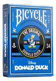 Cartas Bicycle Disney Pato Donald Classic Azul Playing Cards