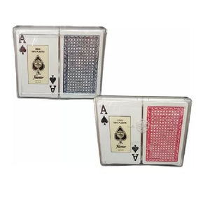 Baraja Poker Fournier 2826 Jumbo Naipes Cartas Plásticas