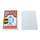 Baraja Trucada Doble Blank Bicycle Poker Magia Solo Blanco