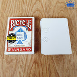 Baraja Trucada Doble Blank Bicycle Poker Magia Solo Blanco