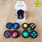 Fidget Pad Anti Estres Juguete Sensorial 6 En 1 Fidget Cube