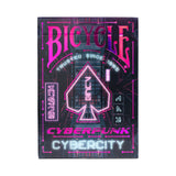 Bicycle Cyberpunk Cartas Poker Cybercity Morado Naipe