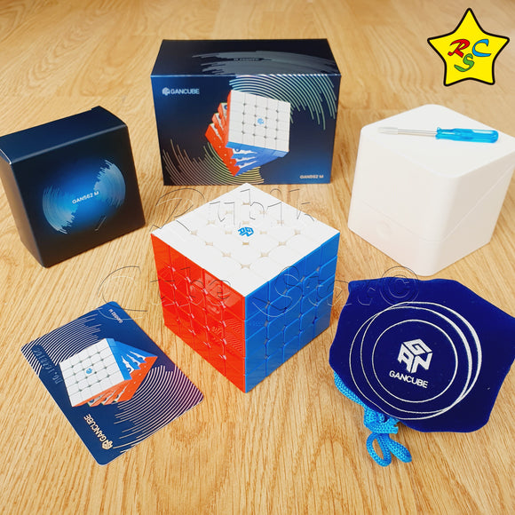 Gan 562 M Uv 5x5 Magnético Cubo Rubik Speedcube Gama Alta