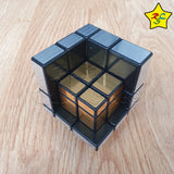 Mirror Modificación Geo Injerto Siames Cubo Rubik 3x3 Espejo