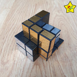 Mirror Modificación Geo Injerto Siames Cubo Rubik 3x3 Espejo