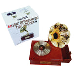 Joyero Tocadisco Caja Musical Cuerda Detalle Melodia Mozart