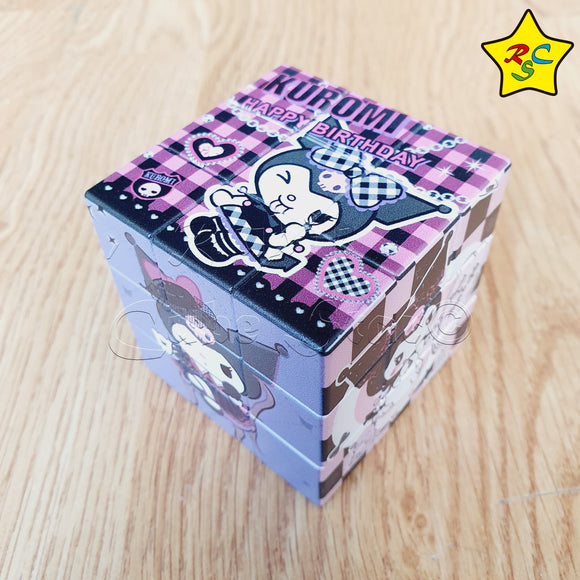 3x3 Kuromi Cubo Rubik Impreso Figuras Anime Hello Kitty