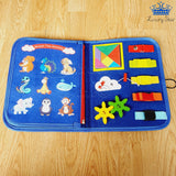Libro Didactico Infantil Montessori Figuras Texturas Motriz