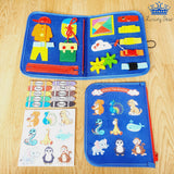 Libro Didactico Infantil Montessori Figuras Texturas Motriz