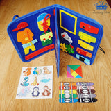 Libro Didactico Infantil Montessori Figuras Texturas Motriz