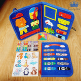 Libro Didactico Infantil Montessori Figuras Texturas Motriz