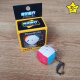 Llavero 2x2 Qiyi Pillow Cubo Rubik 3cm Speedcube Stickerless
