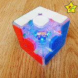 Cubo Rubik Alumbra 3x3 Lustrous Magnetico Sengso Luz Led