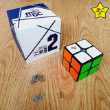 Cubo De Rubik 2x2 Yj Mgc 2x2 Magnético Speedcube - Negro